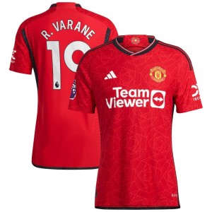 Raphael Varane Manchester United adidas 2023/24 Home Authentic Player Jersey - Red
