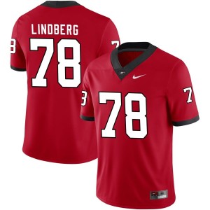 Chad Lindberg Georgia Bulldogs Nike NIL Replica Football Jersey - Red