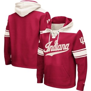 Indiana Hoosiers Colosseum 2.0 Lace-Up Pullover Hoodie - Crimson