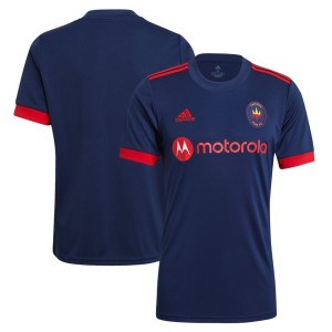 Chicago Fire adidas 2021 Primary Replica Jersey - Navy