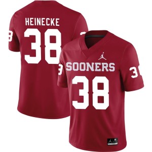 Owen Heinecke Oklahoma Sooners Jordan Brand NIL Replica Football Jersey - Crimson
