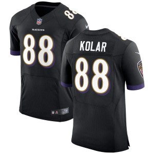 Charlie Kolar Baltimore Ravens Nike Speed Machine Elite Jersey - Black