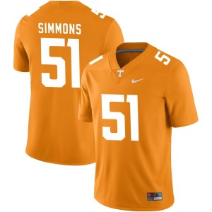 Elijah Simmons Tennessee Volunteers Nike NIL Replica Football Jersey - Tennessee Orange