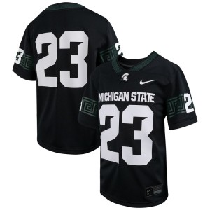 #23 Michigan State Spartans Nike Youth Alternate Football Game Jersey - Black