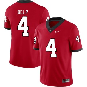 Oscar Delp Georgia Bulldogs Nike NIL Replica Football Jersey - Red