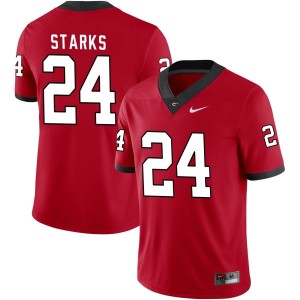 Malaki Starks Georgia Bulldogs Nike NIL Replica Football Jersey - Red