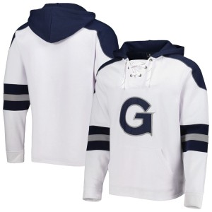 Georgetown Hoyas Colosseum Lace-Up 4.0 Pullover Hoodie - White