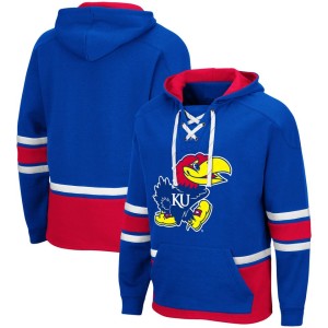 Kansas Jayhawks Colosseum Lace Up 3.0 Pullover Hoodie - Royal