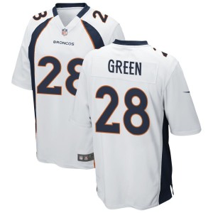 Art Green Denver Broncos Nike Game Jersey - White