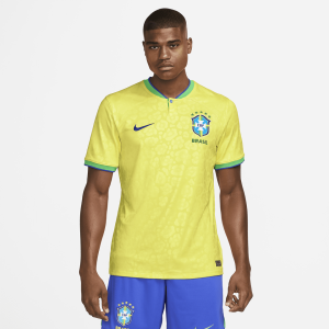 Brazil 2022/23 Stadium Home Men's Nike Dri-FIT Soccer Jersey - Dynamic Yellow/Green Spark/Paramount Blue/Paramount Blue