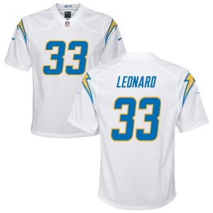Deane Leonard Los Angeles Chargers Nike Youth Game Jersey - White