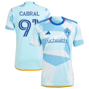 Kevin Cabral Colorado Rapids adidas 2023 New Day Kit Replica Jersey - Light Blue