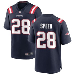 Ameer Speed Nike New England Patriots Game Jersey - Navy
