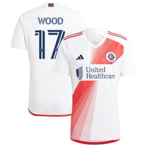 Bobby Wood New England Revolution adidas 2023 Defiance Replica Jersey - White