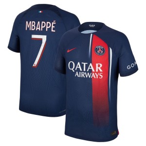 Kylian Mbappe Paris Saint-Germain Nike 2023/24 Home Authentic Player Jersey - Navy