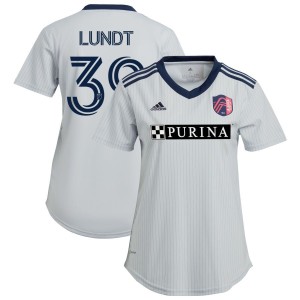 Ben Lundt St. Louis City SC adidas Women's 2023 The Spirit Kit Replica Jersey - Gray