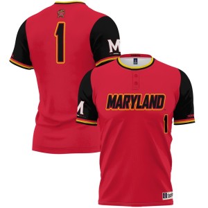 #1 Maryland Terrapins ProSphere Softball Jersey - Red