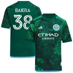 Drew Baiera  New York City FC adidas Youth 2023 The Parks Replica Jersey - Green