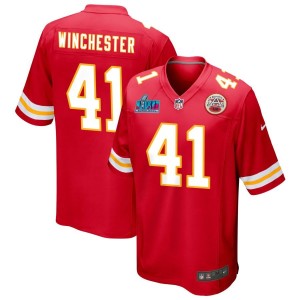 James Winchester Kansas City Chiefs Nike Super Bowl LVII Game Jersey - Red