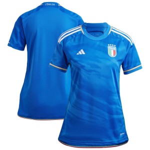 Italy National Team adidas Women's 2023 Home Replica Jersey - Blue