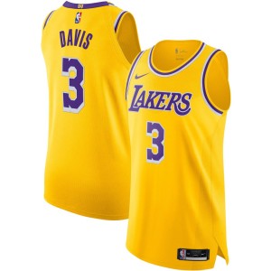 Anthony Davis Los Angeles Lakers Nike Authentic Jersey - Icon Edition - Gold