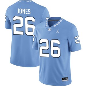 D.J. Jones North Carolina Tar Heels Jordan Brand NIL Replica Football Jersey - Carolina Blue