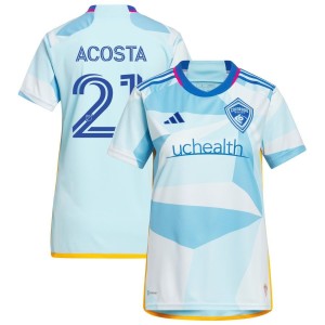 Bryan Acosta Colorado Rapids adidas Women's 2023 New Day Kit Replica Jersey - Light Blue