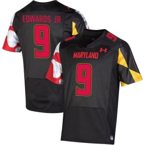 Billy Edwards Jr Maryland Terrapins Under Armour NIL Replica Football Jersey - Black