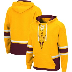 Arizona State Sun Devils Colosseum Lace Up 3.0 Pullover Hoodie - Gold