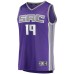 Chima Moneke Sacramento Kings Fanatics Branded Fast Break Replica Jersey - Icon Edition - Purple