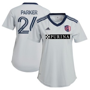 Tim Parker St. Louis City SC adidas Women's 2023 The Spirit Kit Replica Jersey - Gray