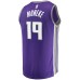 Chima Moneke Sacramento Kings Fanatics Branded Fast Break Replica Jersey - Icon Edition - Purple