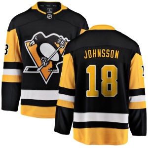 Andreas Johnsson Pittsburgh Penguins Fanatics Branded Home Breakaway Jersey - Black