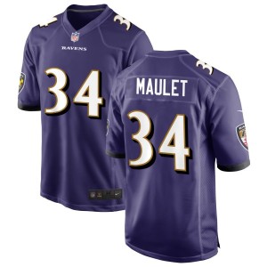 Arthur Maulet Baltimore Ravens Nike Game Jersey - Purple