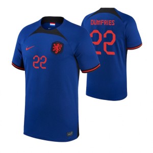 Netherlands Denzel Dumfries Away Jersey 2022 World Cup Kit