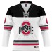 #0 Ohio State Buckeyes ProSphere Youth Women's Hockey Jersey - White