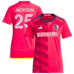 Aziel Jackson St. Louis City SC adidas Women's 2023 CITY Kit Replica Jersey - Red