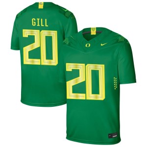 Collin Gill Oregon Ducks Nike NIL Replica Football Jersey - Green