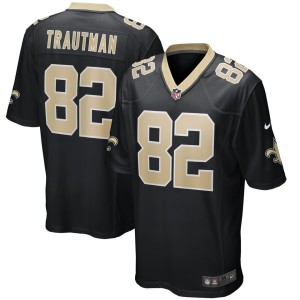 Adam Trautman New Orleans Saints Nike Game Jersey - Black