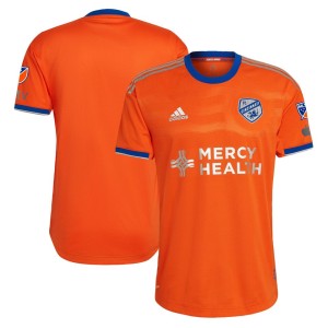 FC Cincinnati adidas 2023 Juncta Juvant Kit Authentic Jersey - Orange