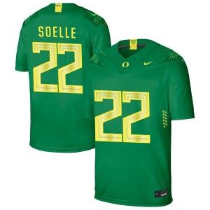 Connor Soelle Oregon Ducks Nike NIL Replica Football Jersey - Green