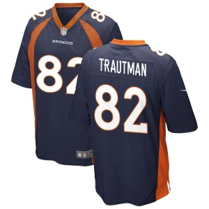 Adam Trautman Denver Broncos Nike Alternate Game Jersey - Navy