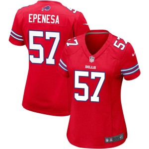 A.J. Epenesa Buffalo Bills Nike Women's Alternate Game Jersey - Red