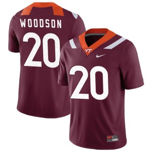Caleb Woodson Virginia Tech Hokies Nike NIL Replica Football Jersey - Maroon