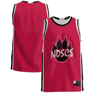 North Dakota College Wildcats Basketball Jersey - Red
