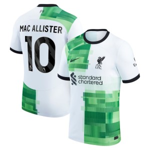 Alexis Mac Allister Liverpool Nike 2023/24 Away Replica Player Jersey - White