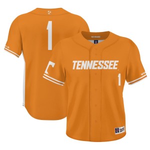 #1 Tennessee Volunteers ProSphere Baseball Jersey - Tennessee Orange