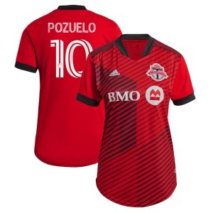 Alejandro Pozuelo Toronto FC adidas Women's 2021 A41 Replica Player Jersey - Red