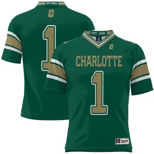 #1 Charlotte 49ers ProSphere Football Jersey - Green