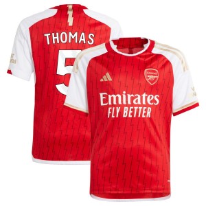 Thomas Partey Thomas Arsenal adidas Youth 2023/24 Home Replica Jersey - Red
